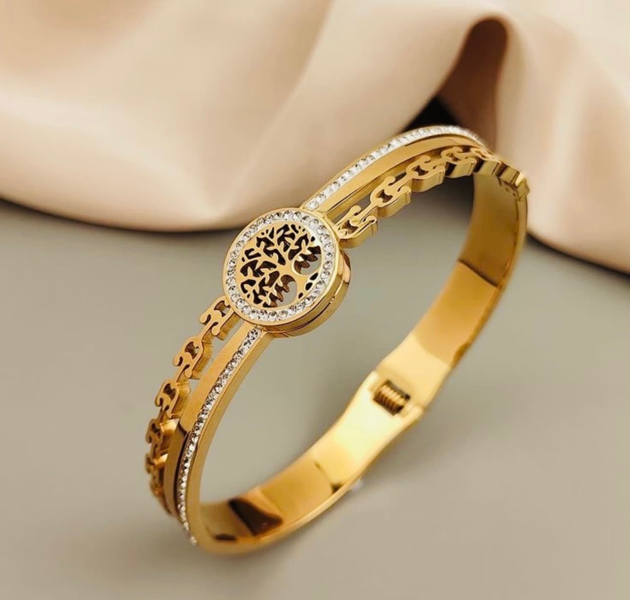 Gold bangle (Tree of Life)