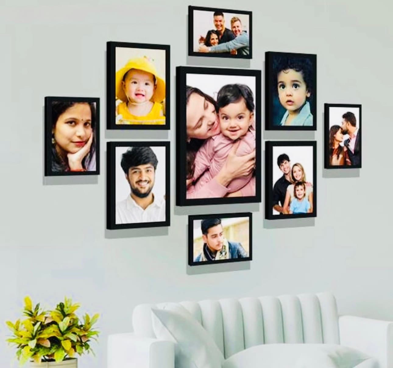 Wall photo frame